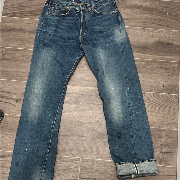 Levi's Other - LEVIS 501XX Men's selvedge denim - distressed